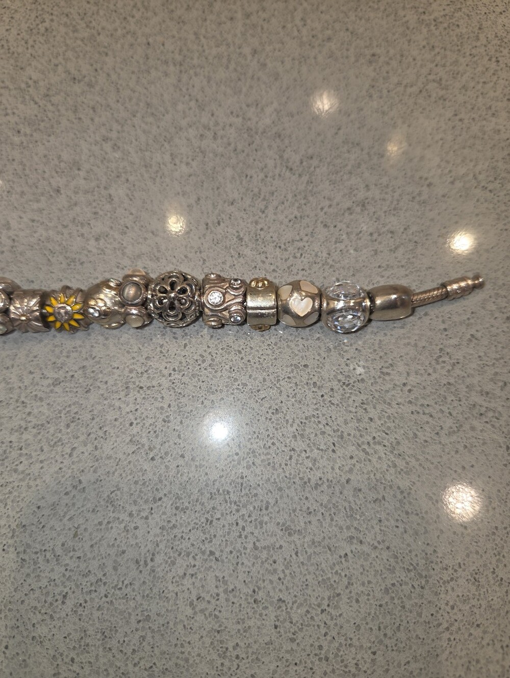 Pandora Sterling Silver Charm Bracelet With 18 Charms - Picture 4 of 6